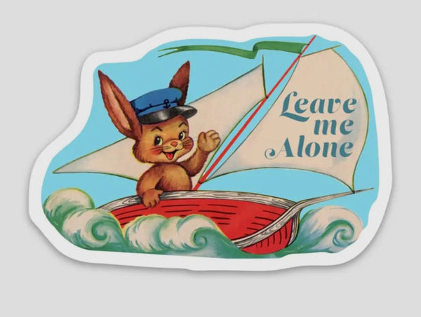 Leave Me Alone Funny Sticker