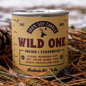 Wild One | Orchid + Cedarwood 8oz Soy Candle