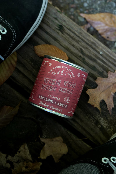 Wish You Were Here | Bergamot + Amber 8oz Soy Candle