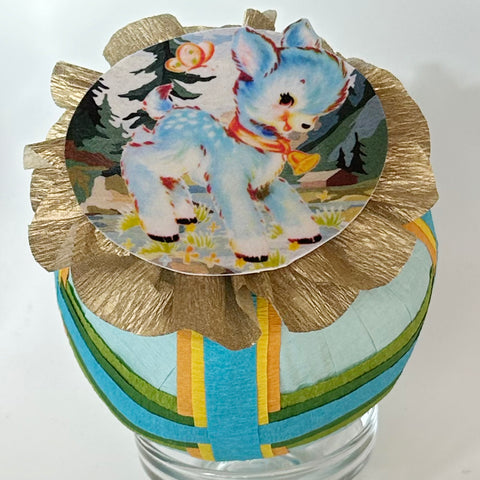 Blue Kitsch Deer Deluxe Surprise Ball - Special Edition