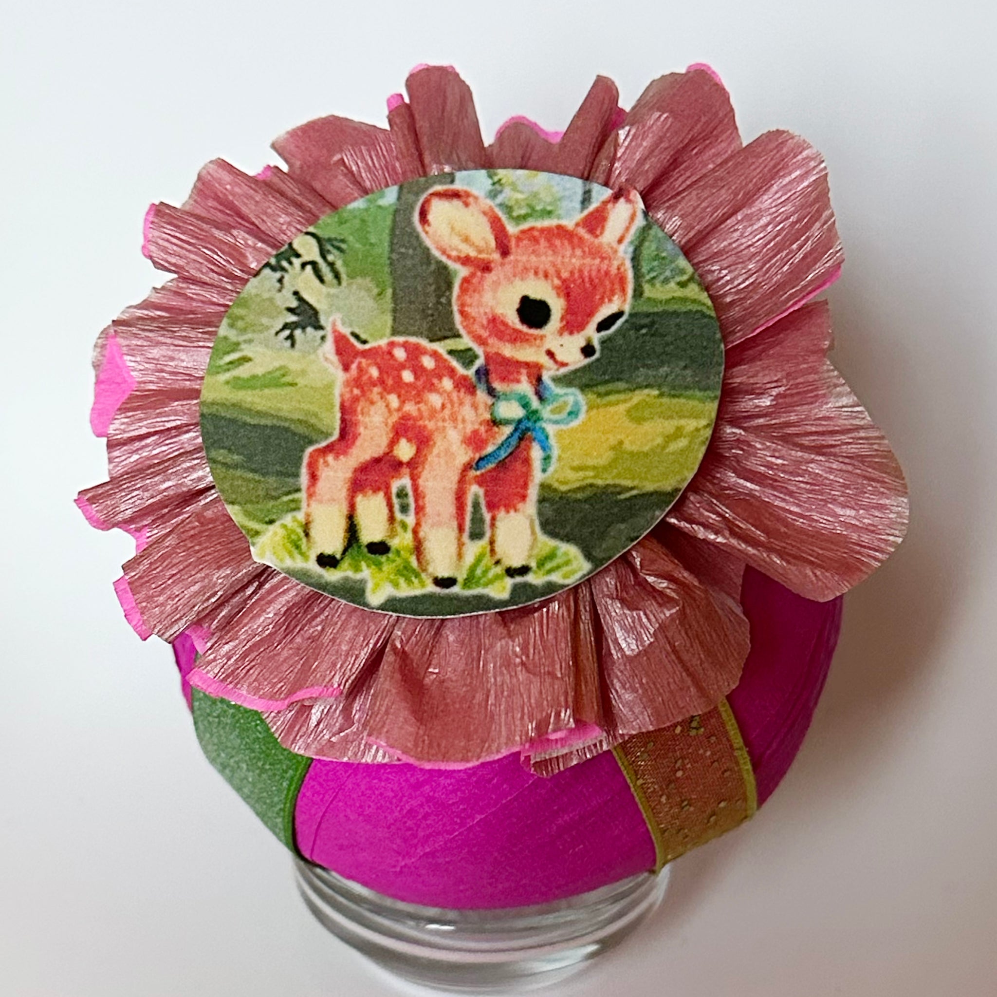 Kitschy Cute Pink Deer Deluxe Surprise Ball - Special Edition