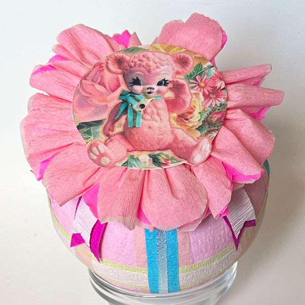 Kitschy Cute Pink Bear Deluxe Surprise Ball - Special Edition