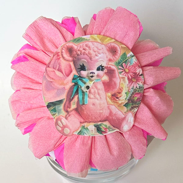 Kitschy Cute Pink Bear Deluxe Surprise Ball - Special Edition