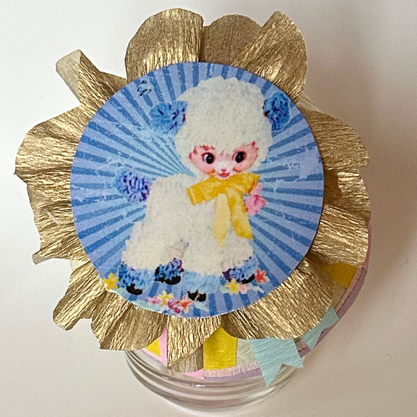 Cute White Lamb Deluxe Surprise Ball - Special Edition