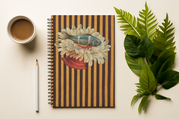 Cozy Anemone Spiral Notebook