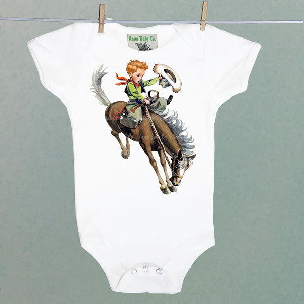 Redhead Buckaroo Organic One Piece Baby Bodysuit