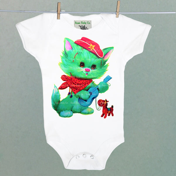 Western Kitty Organic One Piece Baby Bodysuit