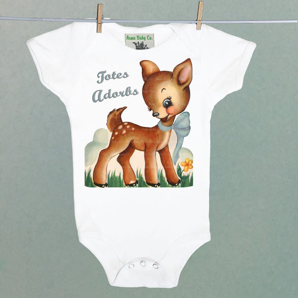 Totes Adorbs Organic One Piece Baby Bodysuit