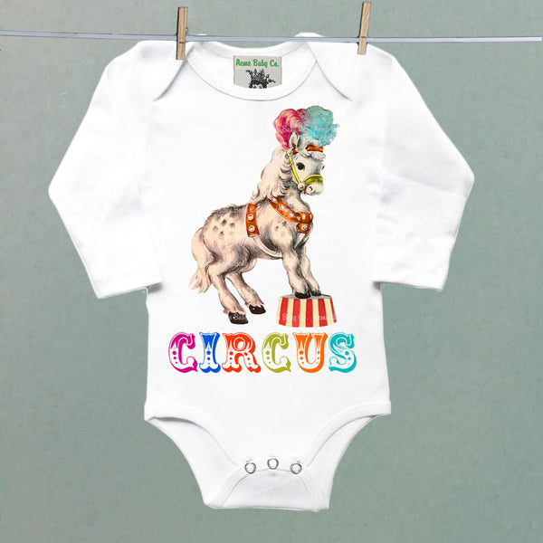 Circus Pony Organic One Piece Baby Bodysuit