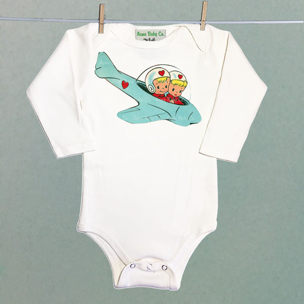 Space Kids One Piece Baby Bodysuit