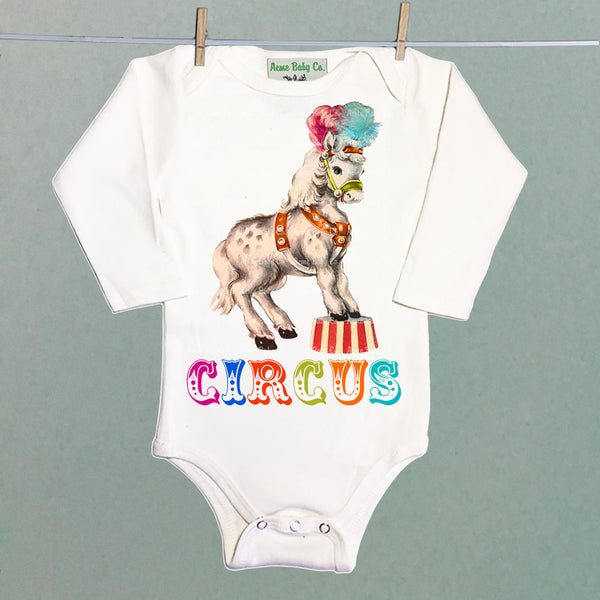 Circus Pony Organic One Piece Baby Bodysuit