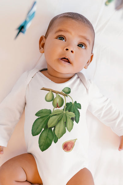 Green Figs Organic One Piece Baby Bodysuit