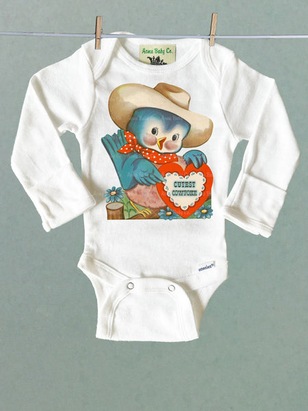 Cutest Cowpoke Organic One Piece Baby Bodysuit