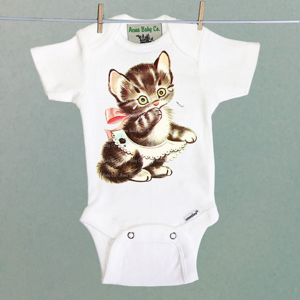 Darling Kitten One Piece Baby Bodysuit
