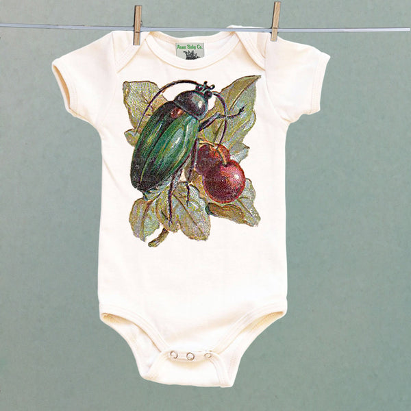 Colorful Beetles One Piece Baby Bodysuit