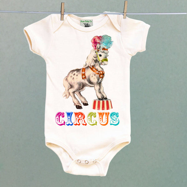 Circus Pony Organic One Piece Baby Bodysuit