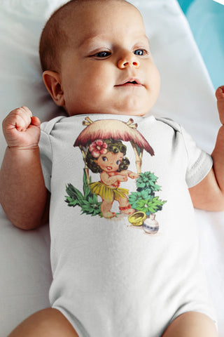 Tiki Wahini One Piece Baby Bodysuit