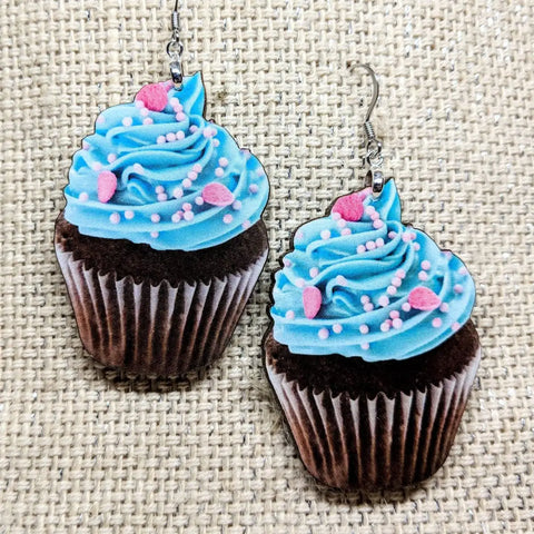 Frosted Cupcake Earrings