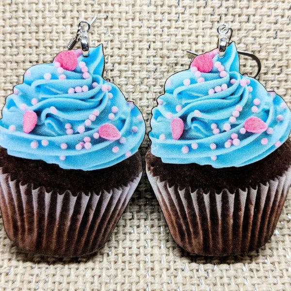 Frosted Cupcake Earrings
