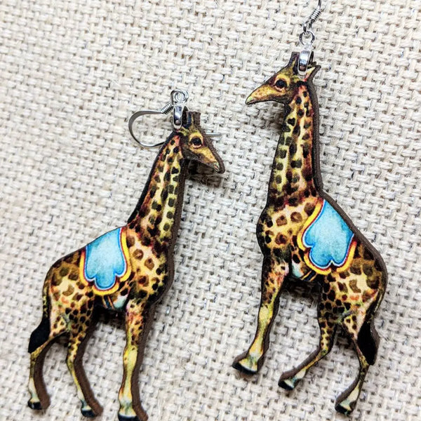 Circus Giraffe Earrings