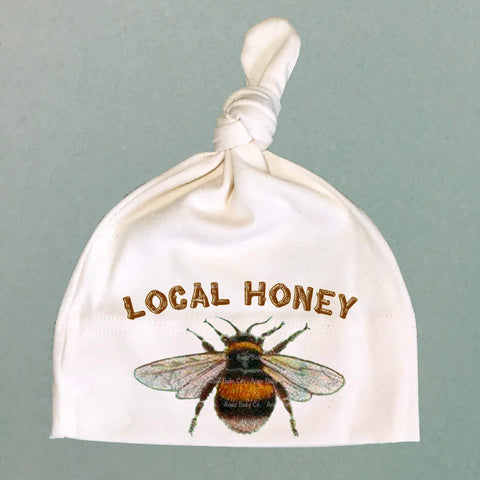 Local Honey Organic Cotton Baby Knot Cap