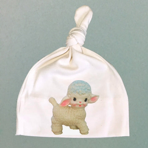 Cute Lamb Organic Cotton Baby Knot Cap