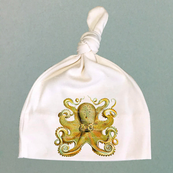 Octopus Organic Cotton Baby Knot Cap