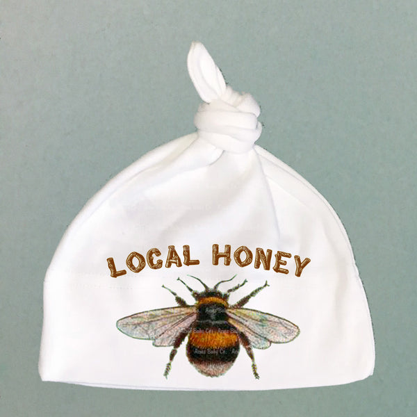 Local Honey Organic Cotton Baby Knot Cap