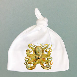 Octopus Organic Cotton Baby Knot Cap