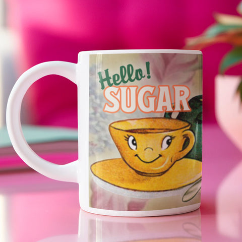 Hello! Sugar Coffee Mug