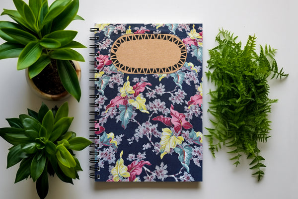 Beautiful Foliage Ruled Line Spiral Notebook