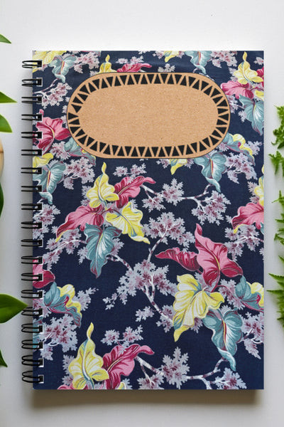 Beautiful Foliage Ruled Line Spiral Notebook