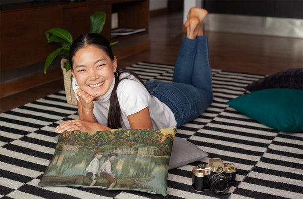 Everglades Fun Premium Pillow