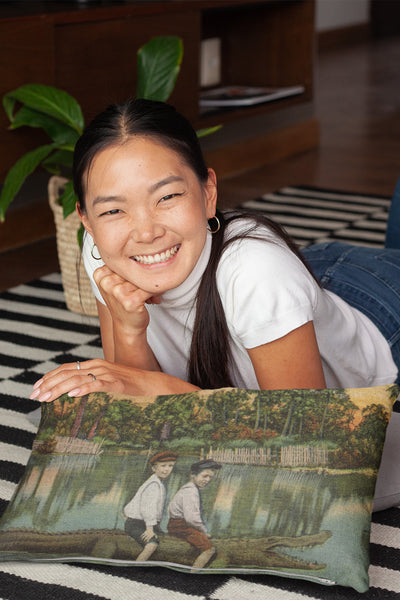 Everglades Fun Premium Pillow