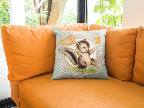 Frolicking Chipmunk Premium Pillow