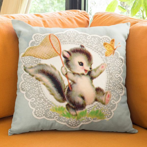 Frolicking Chipmunk Premium Pillow