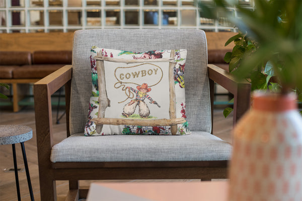 Cowboy Roper Premium Pillow