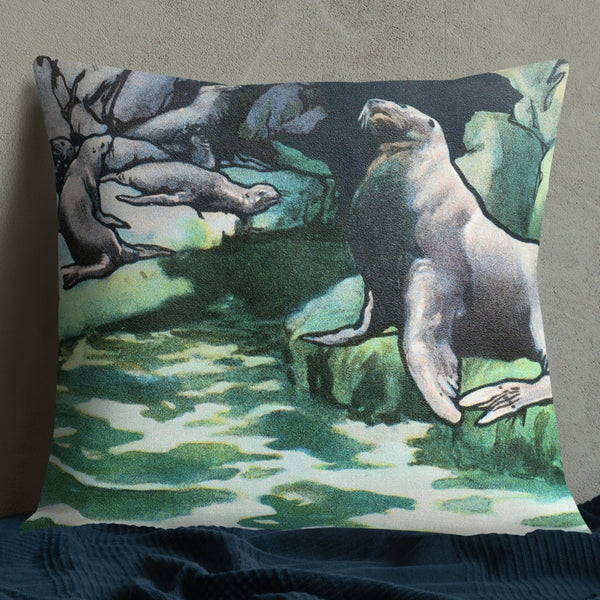 Sea Lion Premium Pillow