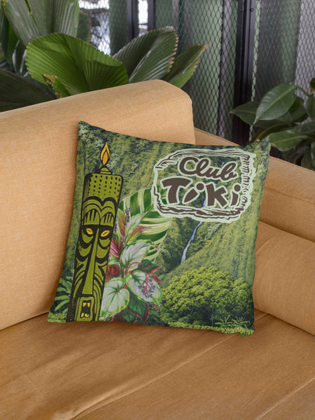 Tropical Tiki Time Premium Pillow