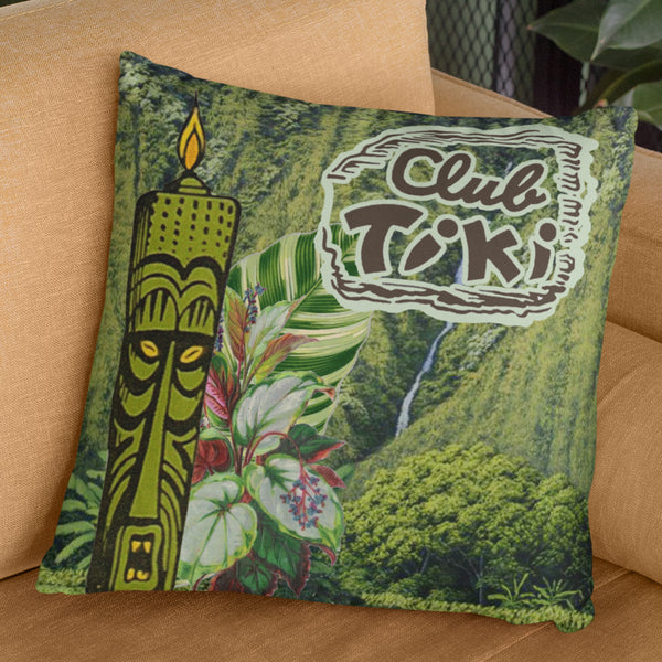 Tropical Tiki Time Premium Pillow