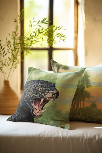 Black Leopard Premium Pillow
