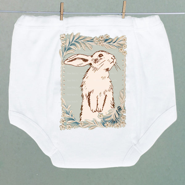 Bunny in Blue Potty Training Pants