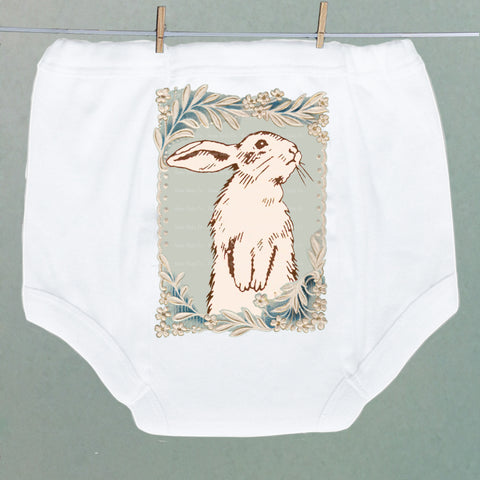 Bunny in Blue Potty Training Pants