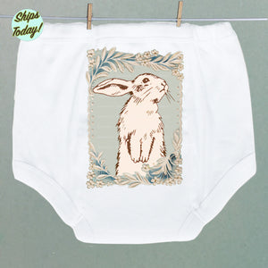 Bunny in Blue Potty Training Pants