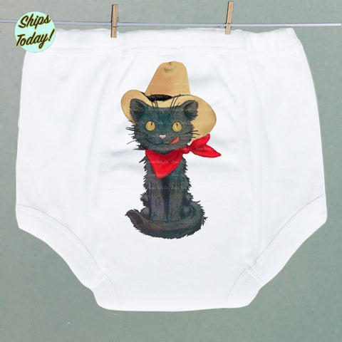 Cowboy Kitty Potty Training Pants