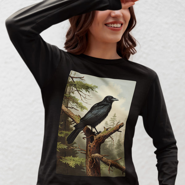 Beautiful Crow Unisex Jersey Long Sleeve Tee