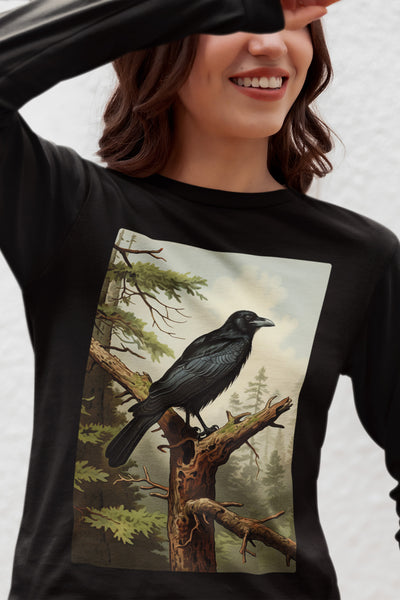 Beautiful Crow Unisex Jersey Long Sleeve Tee