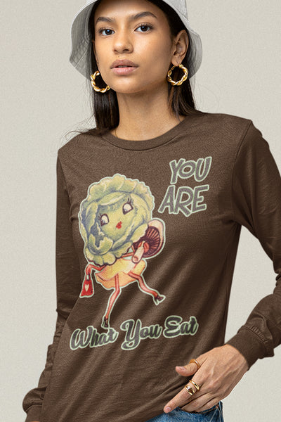 You Are What You Eat Unisex Jersey Long Sleeve Tee