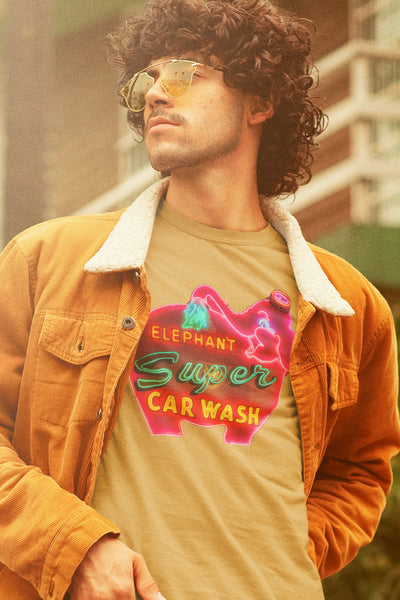 Pink Elephant Car Wash Unisex T-Shirt