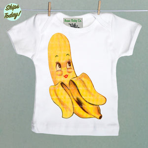 Cute Banana Organic Baby Shirt